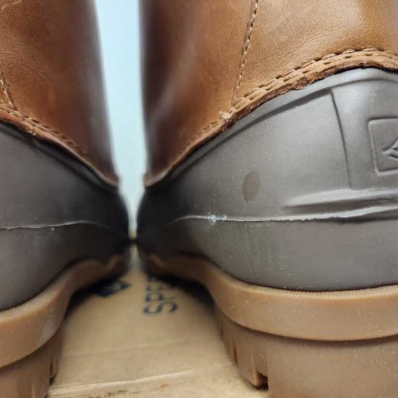 Men\'s 8 Sperry Avenue duck boot in Tan / Brown winter rain boots main image 8